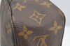 Auth Louis Vuitton Monogram Trousse Toilette 23 Clutch Hand Bag M47524 LV 5341I