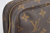 Auth Louis Vuitton Monogram Trousse Toilette 23 Clutch Hand Bag M47524 LV 5341I