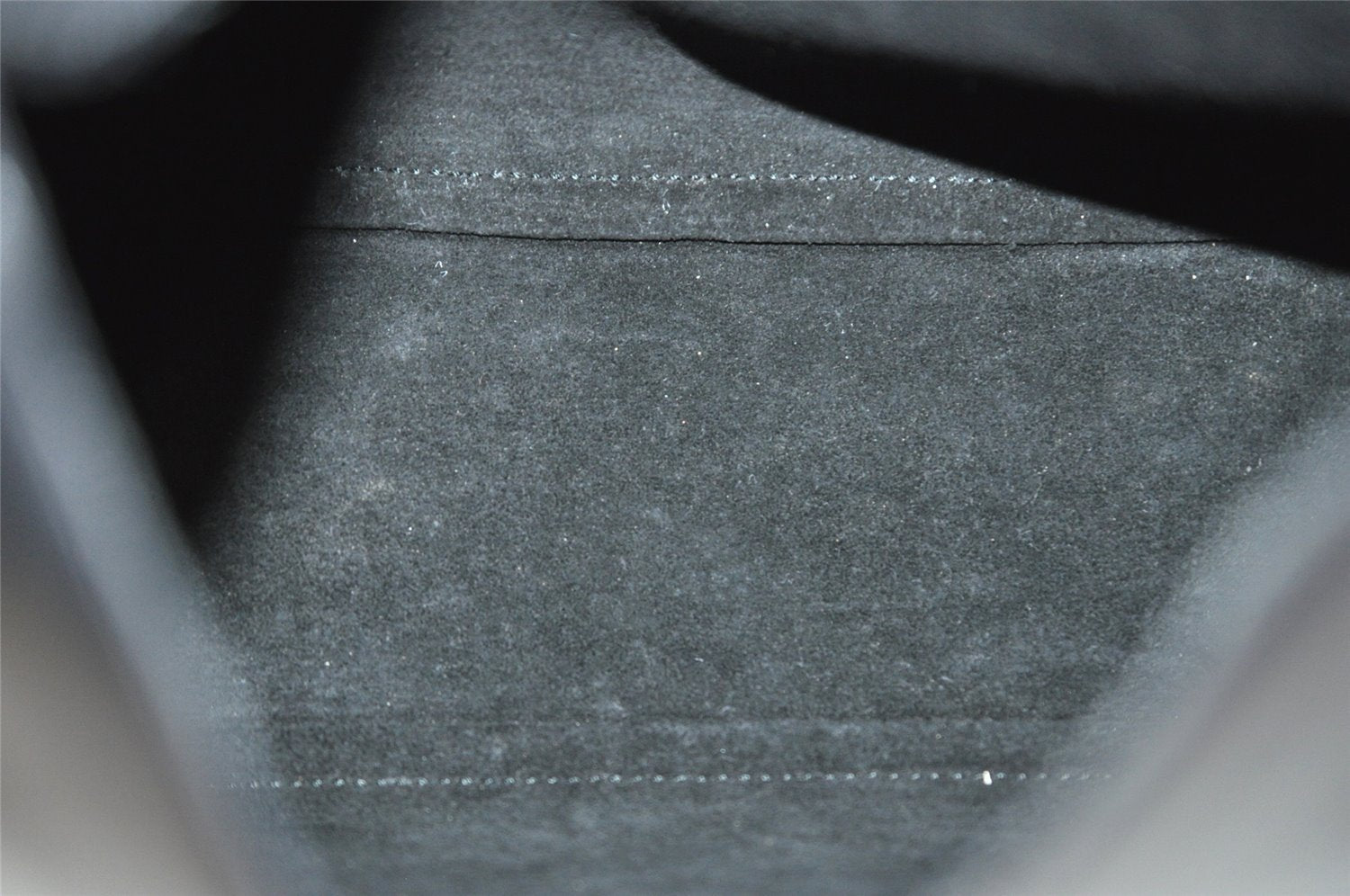 Authentic GUCCI Bamboo Vintage Shoulder Hand Bag Purse Leather Black 5342I