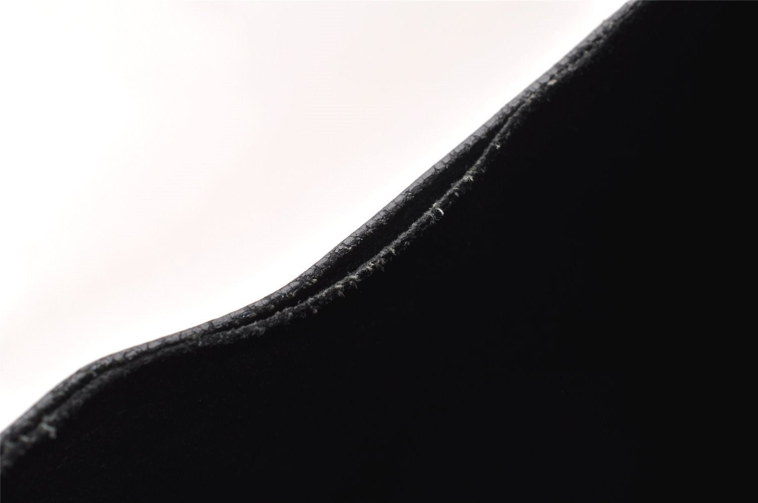 Authentic GUCCI Bamboo Vintage Shoulder Hand Bag Purse Leather Black 5342I