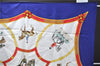 Authentic HERMES Carre 90 Scarf "ECOLE FRANCAISE D'EQUITATION" Silk Navy 5344E