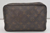 Auth Louis Vuitton Monogram Trousse Toilette 23 Clutch Bag M47524 Junk 5344I