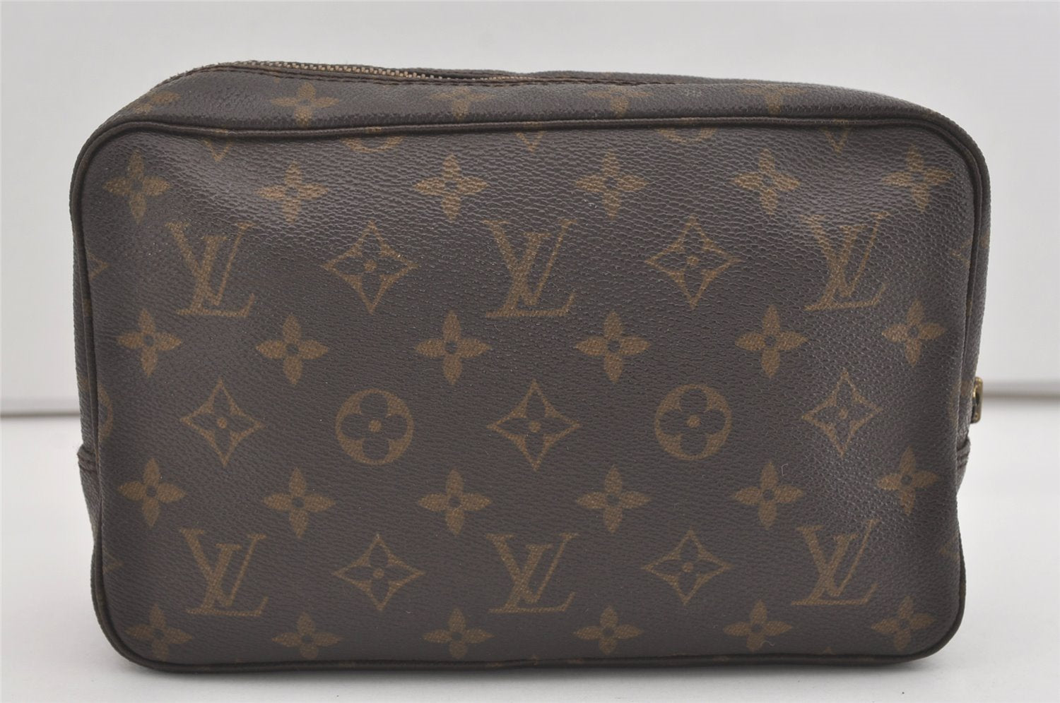 Auth Louis Vuitton Monogram Trousse Toilette 23 Clutch Bag M47524 Junk 5344I