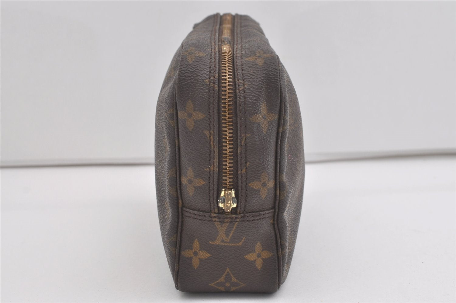 Auth Louis Vuitton Monogram Trousse Toilette 23 Clutch Bag M47524 Junk 5344I