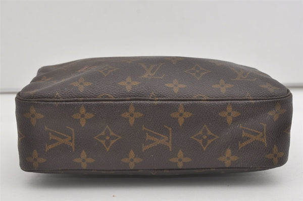 Auth Louis Vuitton Monogram Trousse Toilette 23 Clutch Bag M47524 Junk 5344I