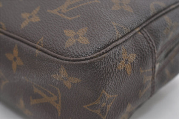 Auth Louis Vuitton Monogram Trousse Toilette 23 Clutch Bag M47524 Junk 5344I