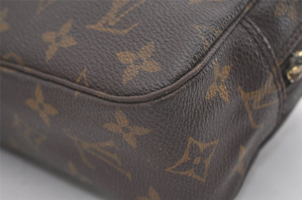 Auth Louis Vuitton Monogram Trousse Toilette 23 Clutch Bag M47524 Junk 5344I