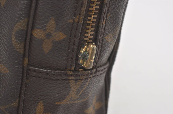 Auth Louis Vuitton Monogram Trousse Toilette 23 Clutch Bag M47524 Junk 5344I