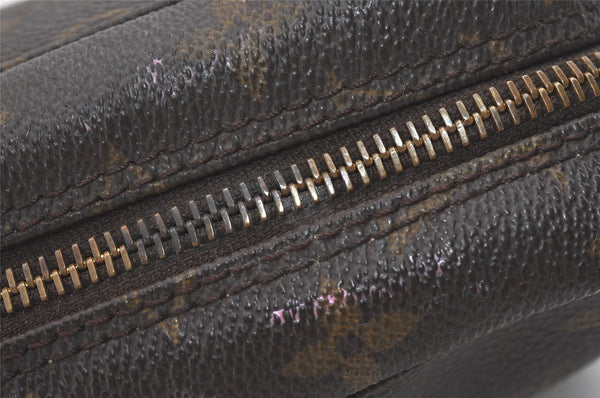 Auth Louis Vuitton Monogram Trousse Toilette 23 Clutch Bag M47524 Junk 5344I