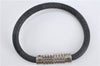 Authentic Louis Vuitton Damier Graphite Bracelet Digit Black M6626D LV 5345E