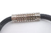 Authentic Louis Vuitton Damier Graphite Bracelet Digit Black M6626D LV 5345E