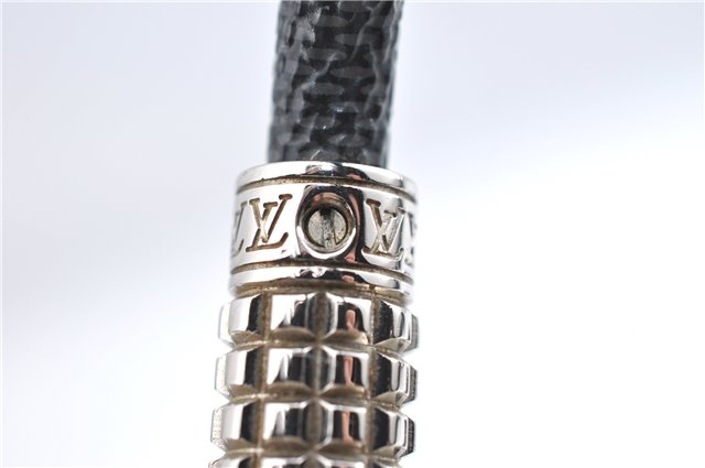 Authentic Louis Vuitton Damier Graphite Bracelet Digit Black M6626D LV 5345E