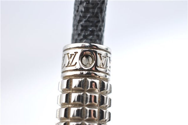 Authentic Louis Vuitton Damier Graphite Bracelet Digit Black M6626D LV 5345E