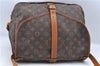 Authentic Louis Vuitton Monogram Saumur 35 Shoulder Cross Bag M42254 LV 5345F