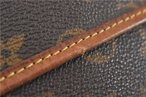 Authentic Louis Vuitton Monogram Saumur 35 Shoulder Cross Bag M42254 LV 5345F