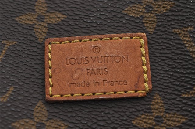 Authentic Louis Vuitton Monogram Saumur 35 Shoulder Cross Bag M42254 LV 5345F