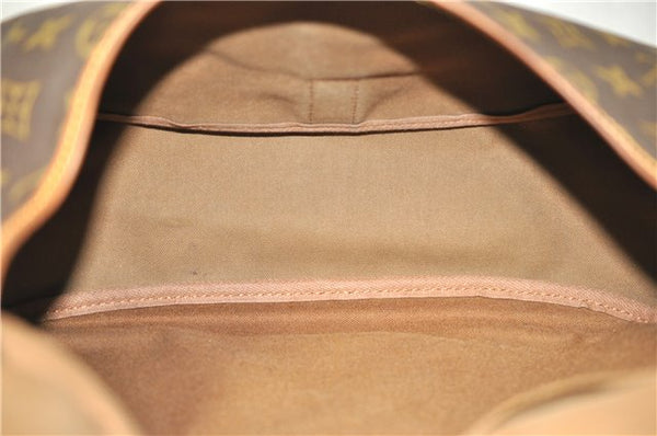 Authentic Louis Vuitton Monogram Saumur 35 Shoulder Cross Bag M42254 LV 5345F