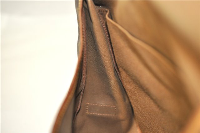 Authentic Louis Vuitton Monogram Saumur 35 Shoulder Cross Bag M42254 LV 5345F