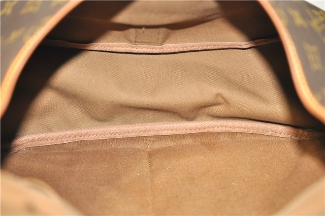 Authentic Louis Vuitton Monogram Saumur 35 Shoulder Cross Bag M42254 LV 5345F