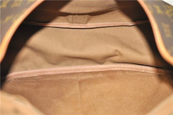 Authentic Louis Vuitton Monogram Saumur 35 Shoulder Cross Bag M42254 LV 5345F