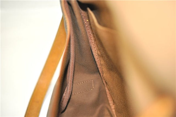 Authentic Louis Vuitton Monogram Saumur 35 Shoulder Cross Bag M42254 LV 5345F