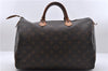 Authentic Louis Vuitton Monogram Speedy 35 Hand Boston Bag M41524 LV 5346D