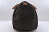 Authentic Louis Vuitton Monogram Speedy 35 Hand Boston Bag M41524 LV 5346D