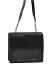 Authentic GUCCI Vintage Horsebit Shoulder Bag Purse Leather Black 5346I