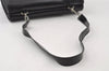 Authentic GUCCI Vintage Horsebit Shoulder Bag Purse Leather Black 5346I