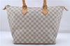 Authentic Louis Vuitton Damier Azur Saleya MM Shoulder Tote Bag N51185 LV 5348D