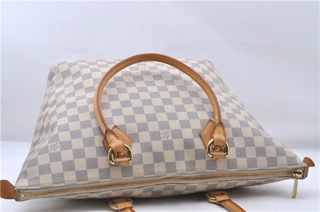Authentic Louis Vuitton Damier Azur Saleya MM Shoulder Tote Bag N51185 LV 5348D