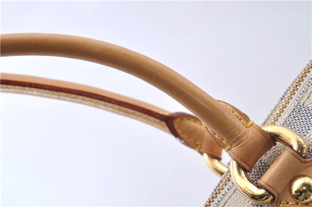 Authentic Louis Vuitton Damier Azur Saleya MM Shoulder Tote Bag N51185 LV 5348D