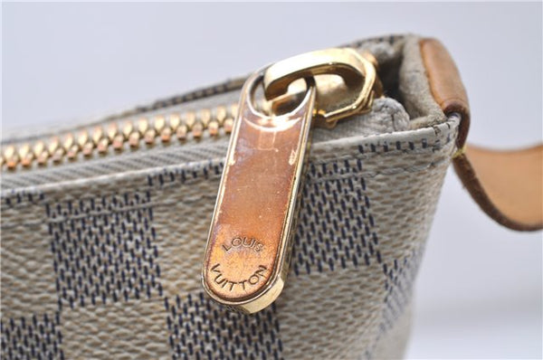 Authentic Louis Vuitton Damier Azur Saleya MM Shoulder Tote Bag N51185 LV 5348D