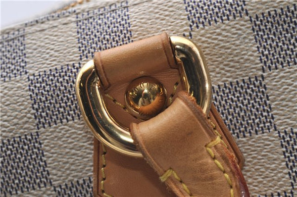 Authentic Louis Vuitton Damier Azur Saleya MM Shoulder Tote Bag N51185 LV 5348D