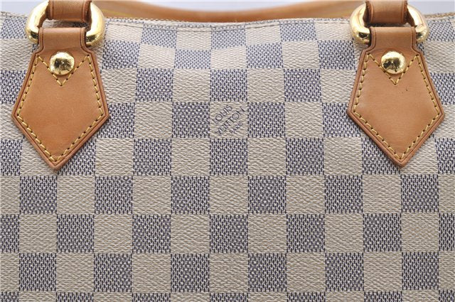 Authentic Louis Vuitton Damier Azur Saleya MM Shoulder Tote Bag N51185 LV 5348D
