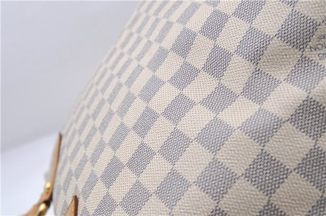 Authentic Louis Vuitton Damier Azur Saleya MM Shoulder Tote Bag N51185 LV 5348D