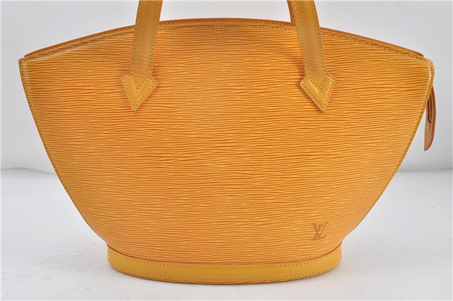 Authentic Louis Vuitton Epi Saint Jacques Hand Bag Yellow M52279 LV 5352D