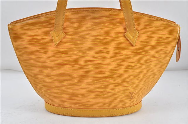 Authentic Louis Vuitton Epi Saint Jacques Hand Bag Yellow M52279 LV 5352D