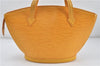 Authentic Louis Vuitton Epi Saint Jacques Hand Bag Yellow M52279 LV 5352D