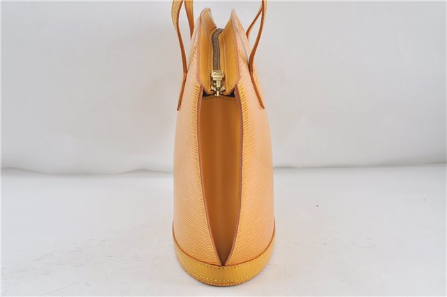 Authentic Louis Vuitton Epi Saint Jacques Hand Bag Yellow M52279 LV 5352D