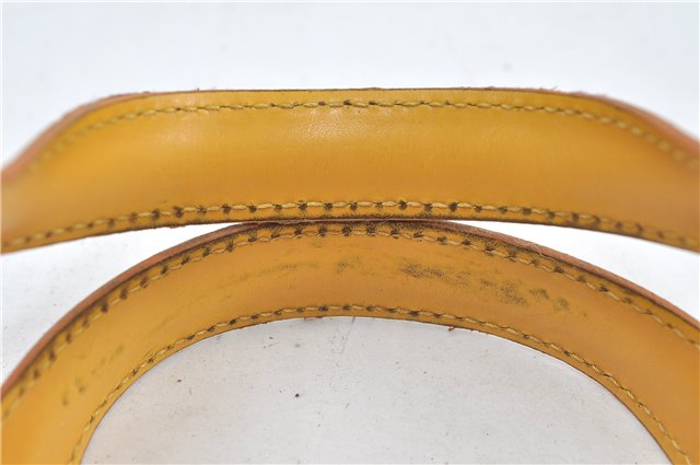 Authentic Louis Vuitton Epi Saint Jacques Hand Bag Yellow M52279 LV 5352D