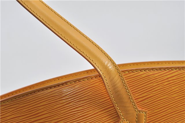 Authentic Louis Vuitton Epi Saint Jacques Hand Bag Yellow M52279 LV 5352D