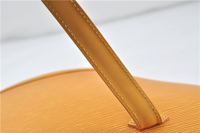 Authentic Louis Vuitton Epi Saint Jacques Hand Bag Yellow M52279 LV 5352D