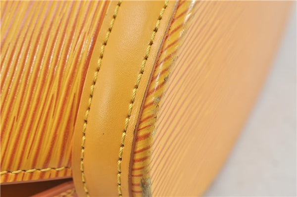 Authentic Louis Vuitton Epi Saint Jacques Hand Bag Yellow M52279 LV 5352D