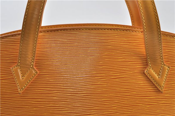 Authentic Louis Vuitton Epi Saint Jacques Hand Bag Yellow M52279 LV 5352D