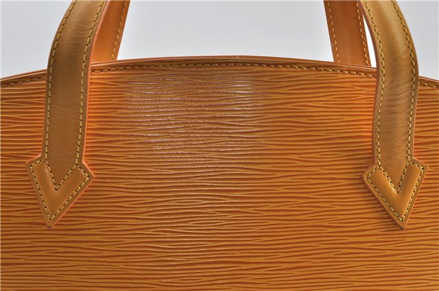 Authentic Louis Vuitton Epi Saint Jacques Hand Bag Yellow M52279 LV 5352D