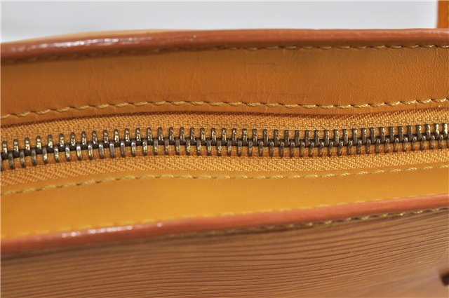 Authentic Louis Vuitton Epi Saint Jacques Hand Bag Yellow M52279 LV 5352D