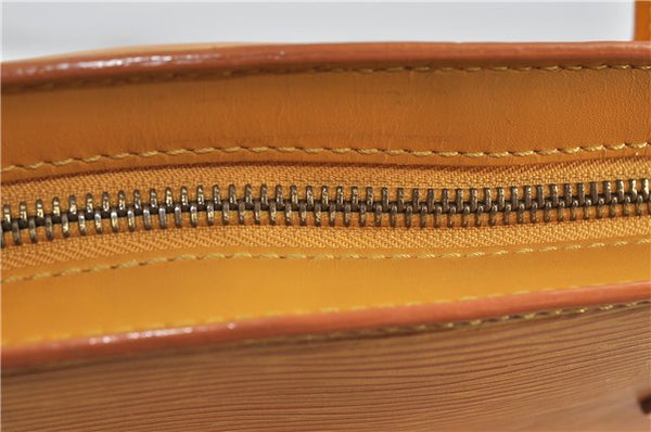 Authentic Louis Vuitton Epi Saint Jacques Hand Bag Yellow M52279 LV 5352D