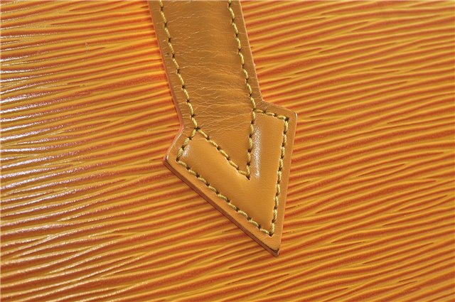 Authentic Louis Vuitton Epi Saint Jacques Hand Bag Yellow M52279 LV 5352D