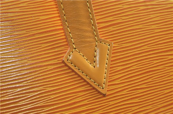 Authentic Louis Vuitton Epi Saint Jacques Hand Bag Yellow M52279 LV 5352D